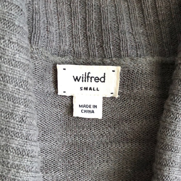 WILFRED Linen Cardigan Grey - Picture 2 of 5